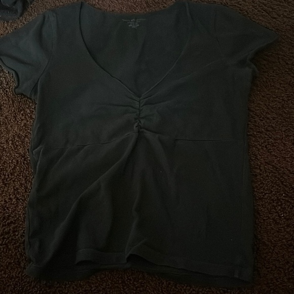 Brandy Melville Tops - Barley worn black brandy Melville top